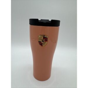 Porsche Thermo Mug 15 Oz  Green Stainless Steel Coffee Travel Tumbler  Cup New